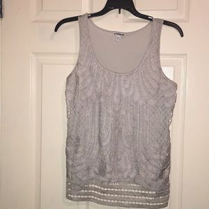 Express sheer lace top